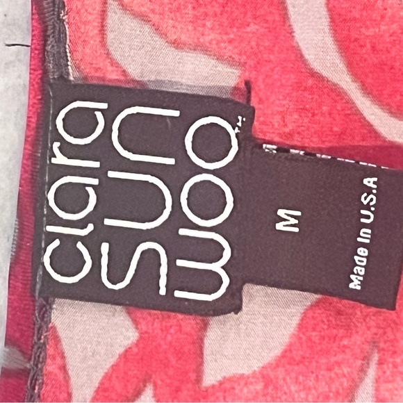 Clara Sun Woo Red Floral Blouse - Picture 4 of 9